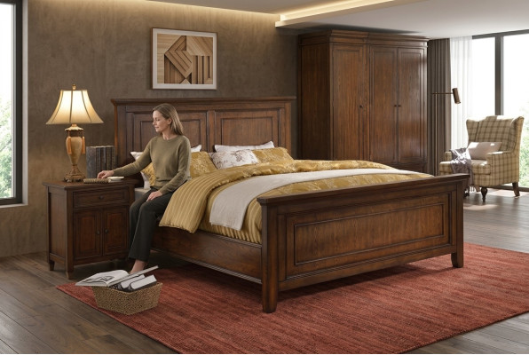 Designer Schlafzimmer Möbel 5tlg Komplett Set Bett Nachttisch Kleiderschrank Neu