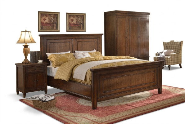 Designer Schlafzimmer Möbel 5tlg Komplett Set Bett Nachttisch Kleiderschrank Neu