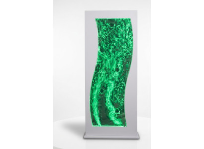 Vodní sloupec vodní stěna Vodopád Vedený separační panel Luxusní design Kovový nábytek