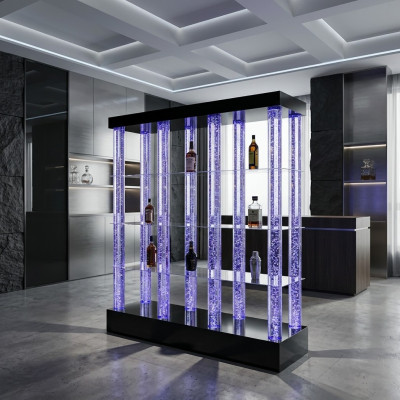 Verkaufs regal Regale Wasserwände Wand Bar Flaschen Wasserwände