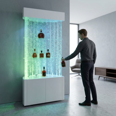 Led Wasser Wand Bar Regal Einrichtung Laden Theke Wassersäule Lokal