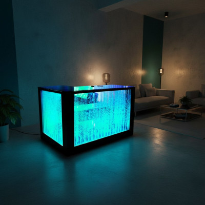 Bartisch Wasser Wand Bartheke Beleuchtete Bartisch Bartheke Led Regal Möbel Neu