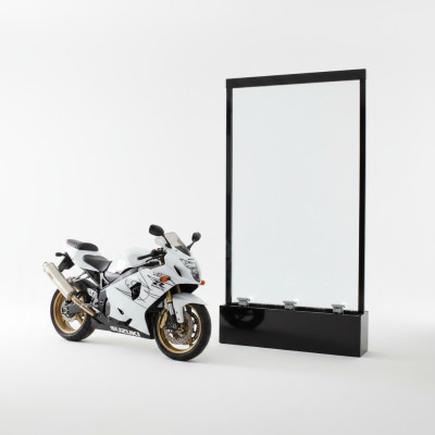 Trennwand Wasserwand Säule Wände LED 100x300 cm Wasserwände