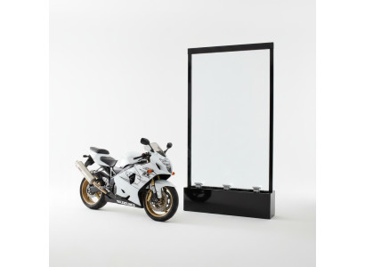 Trennwand Wasserwand Säule Wände LED 100x300 cm Wasserwände