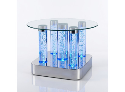 Wasser Säulen Design Tisch Couchtisch Säule Water Sofa Tische led