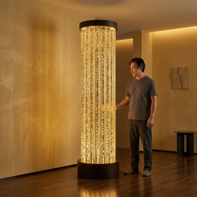 Vodní sloup XXL 110x200 cm velká vodní stěna Sloupová stěna Oddělovací zeď