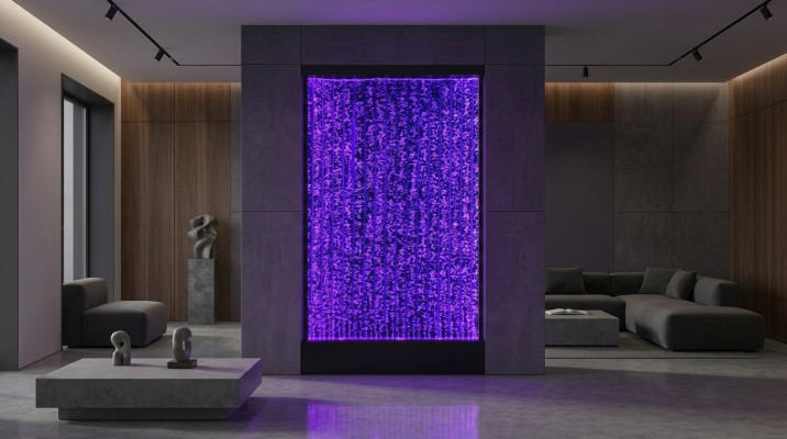 Trennwand Regal Schrank Wasserwand Säule Wände LED 200x220