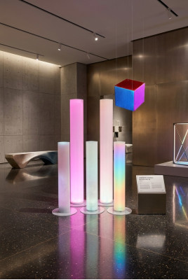 LED Cube Kinderspielzeug Lernwürfel Farblernender Leuchtwürfel Dekoratio Deko