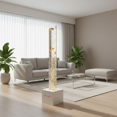 Led vodní sloupek 150 cm, vodní stěna, dekorace, vodní sloupožárová lampa