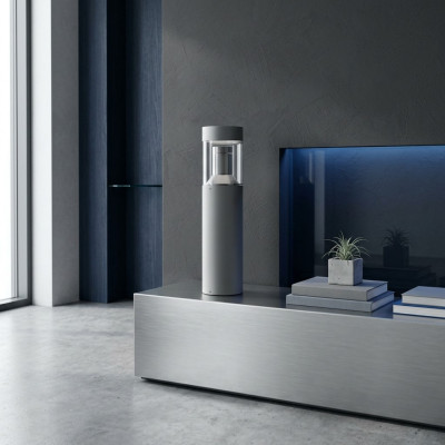Design Wasser Aquarium Wassersäule Säule Dekoration Quallen Wasserwand