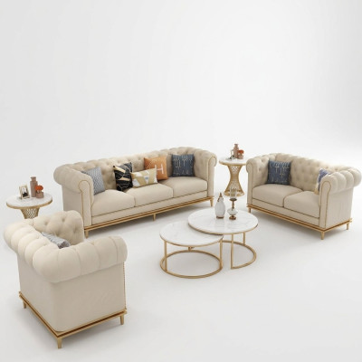 Sofagarnitur 321 Sitzer Set Design Sofa Polster Couchen Couch Modern Luxus Neu