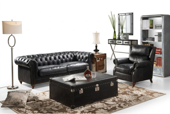 Klasická pohovka Chesterfield Sofa Polstergarnitur Couchen Sofas Design