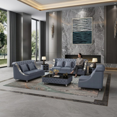 Sofagarnitur 3 2 1 Sitzer Set Design Sofa Couchen Polster Couch Modern