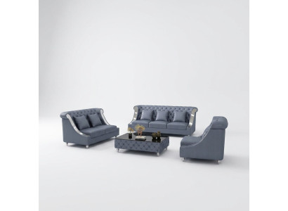 Sofagarnitur 3 2 1 Sitzer Set Design Sofa Couchen Polster Couch Modern