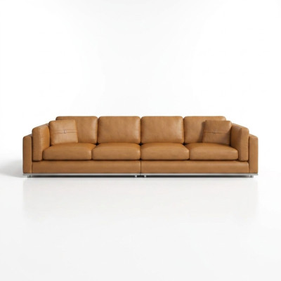 Sofa 4 Sitzer Sofas Luxus Polstersofas Ledersofas Luxus Designer Couch Neu Sofa