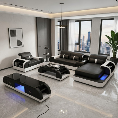 Designer Wohnlandschaft LForm Couch Ecksofa Polster Garnitur Eckgarnitur Sofa