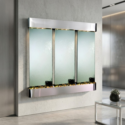 Dekorative Moderne Trennwand Wasser Wände LED Wasserwand Beleuchtete Wand
