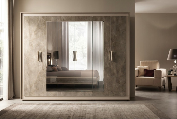 Luxus Kleider Schrank Designer Kleiderschränke Schrank 6 türiger arredoclassic