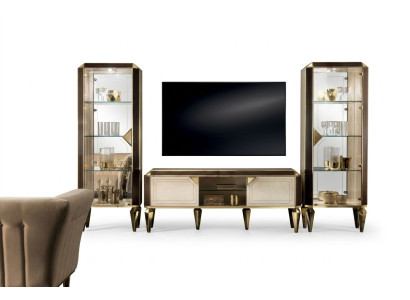 Wohnwand Set Vitrinen Vitrine Kommode Wohnzimmer Möbel Einrichtung Garnitur Set   Žijící stěna Nastavení Vitríny Vitrína Komoda Obývací pokoj Nábytek Zařízení Garnitury Nastavení