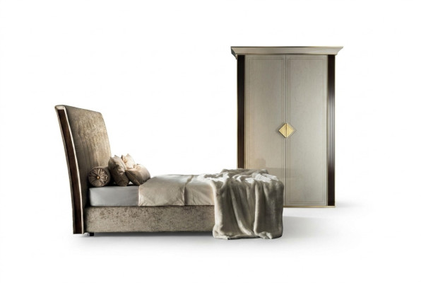 Komplett Bett Schlafzimmer Schrank Set Betten Kleiderschrank arredoclassic 2tlg