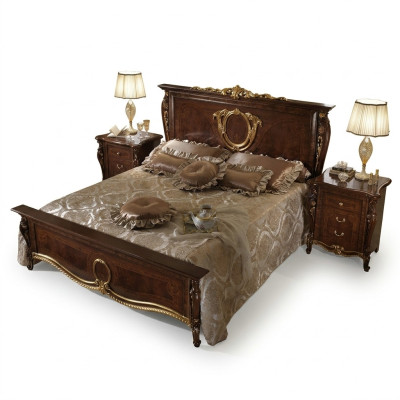 Bett 2x Nachttisch 3 tlg Schlafzimmer Set Design Modern Luxus Klassische Möbel