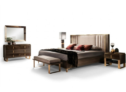 Schlafzimmer Set 5tlg. Design Moderne Luxus Möbel Neu Bett Nachttisch Kommode
