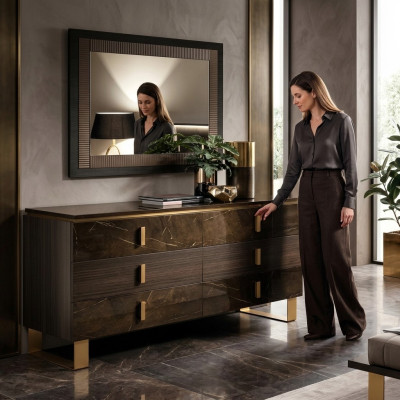 Kommode Schrank Hochschrank Design Kommoden Schränke Tisch Möbel 6 Schubladen