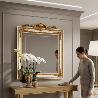 Wandspiegel Dekoration Möbel Wohnen Inneneinrichtung Garderobe Wand Spiegel Neu