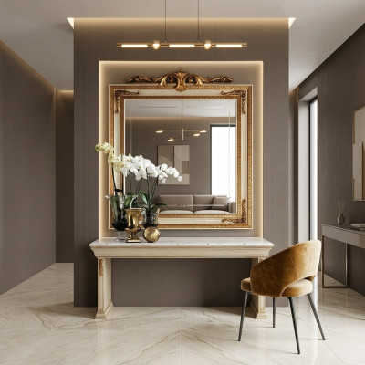 Wandspiegel Dekoration Möbel Wohnen Inneneinrichtung Garderobe Wand Spiegel Neu