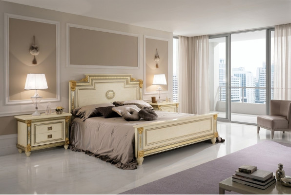 Bett 2x Nachttisch Design Schlafzimmer Klassischer 3tlg. Luxus Betten Set Möbel