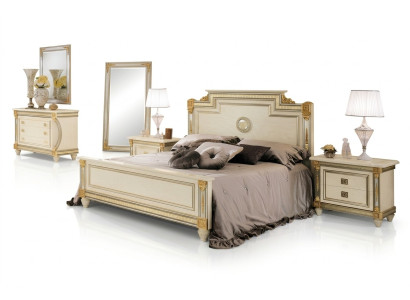 Bett 2x Nachttisch Design Schlafzimmer Klassischer 3tlg. Luxus Betten Set Möbel
