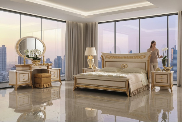 Designer Polsterbett Bett Betten Holzbett Doppelbett Ehebett Designerbett NEU