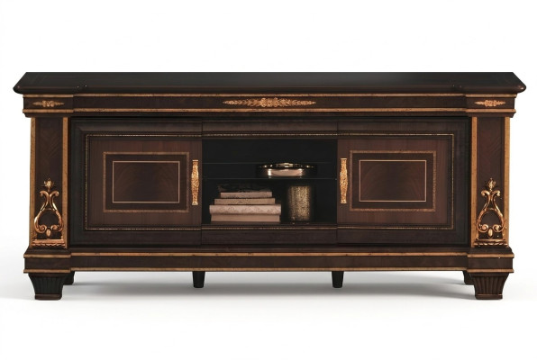 Sideboard Holz Handarbeit Klassischer Unterschank RTV Fernsehschrank Möbel Neu
