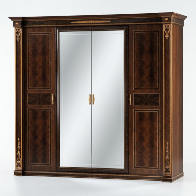 Kleiderschrank Schlafzimmer Holz Schrank Modern Stil Luxus Schränke Klassisch