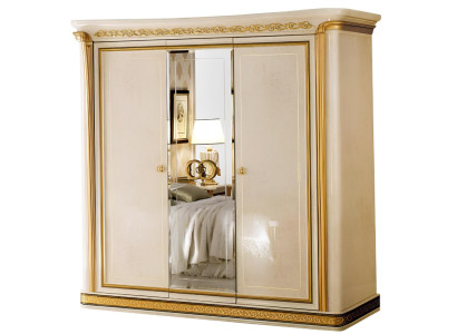 Kleiderschrank Schlafzimmer Holz Schrank 3 Türen Schränke Luxus arredoclassic