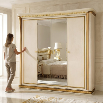 Šatní skříň Designér Vysoký lesk Šatní skříně Nábytek Bydlení arredoclassic