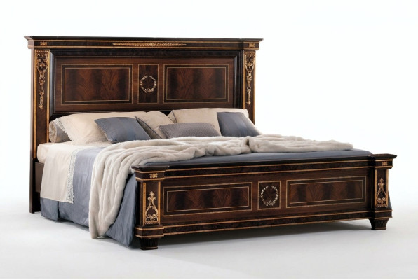 Schlafzimmer Hotel Betten Doppel Bett Design Holz 180x200cm Möbel arredoclassic