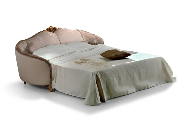 Sofa Schlafsofa Designer 3Sitzer Sofa mit Bettfunktion Couch Textil Sofa Polster