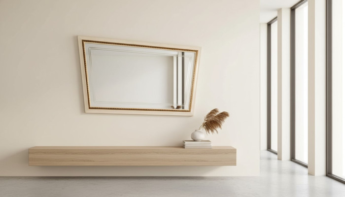Klasické zrcadlo Luxus konzoly ložnice Styl Moderní skleněné zrcátko stěna