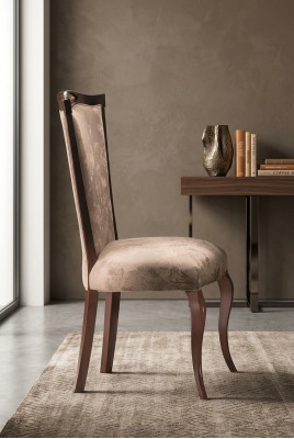 Designer Stuhl Luxus Polster Lehnstuhl Stühle 1x Sessel Wohn Ess Zimmer Textil