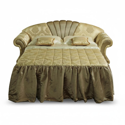 Sofa 2 Sitzer Pohovka Design Polstr Klasický textilní lůžková funkce Sedáky