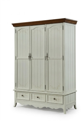 Klassischer Kleiderschrank Holzschrank Landhaus Schlafzimmer Schränke Holz Möbel
