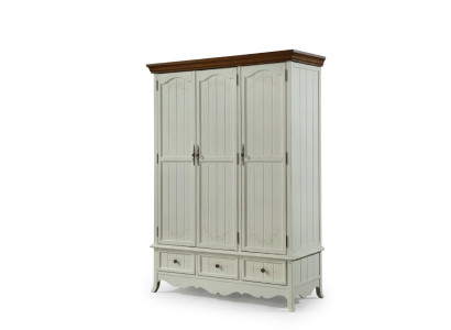 Klassischer Kleiderschrank Holzschrank Landhaus Schlafzimmer Schränke Holz Möbel