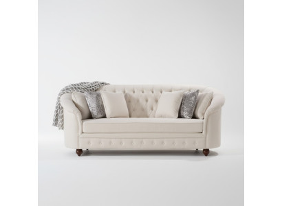 Beige Royal Couch - Luxus Chesterfield Möbel Polster Design Möbel