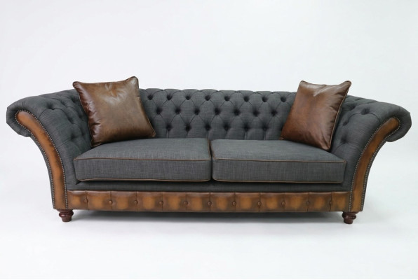 Moderne Chesterfield Couch - Luxus Designer Sofa - Stil Möbel