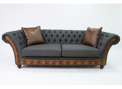Moderne Chesterfield Couch - Luxus Designer Sofa - Stil Möbel
