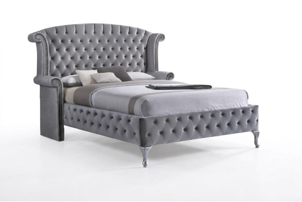 Nostalgie Bett Chesterfield Sofa Ohren Betten Englisches Schlafzimmer Design Neu