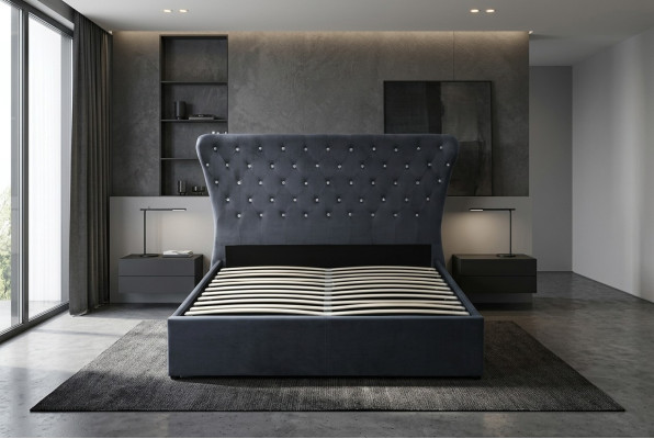 Chesterfield postel Design Ložnice Anglické postele Textilní čalounění