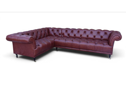 Edles Chesterfield Sofa Eckcouch Polster Garnitur -Maßanfertigung