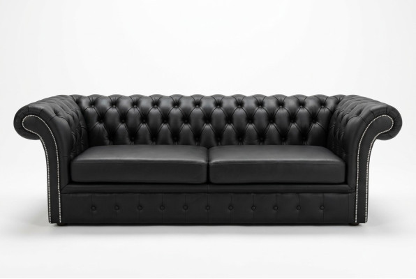 Elegantní pohovka Chesterfield Designer Couch Polstergarnitur Deko Couchen.